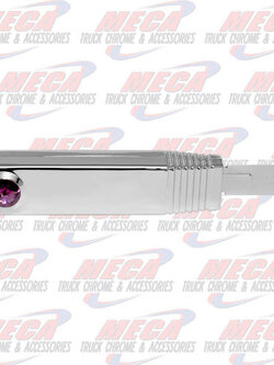 TURN SIGNAL SWITCH HANDLE PLASTIC CHROME PURPLE
