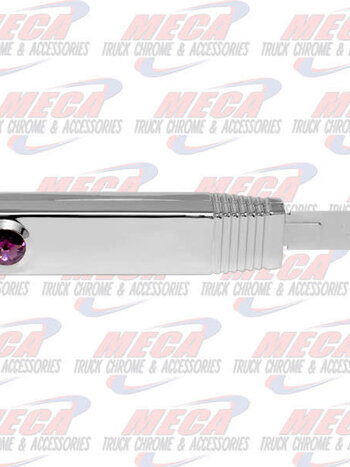 TURN SIGNAL SWITCH HANDLE PLASTIC CHROME PURPLE