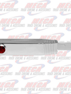 TURN SIGNAL SWITCH HANDLE PLASTIC CHROME RED