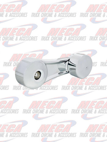 WINDOW CRANK HANDLE PLAIN CHROME KW SLOTTED