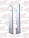 FL WINDSHIELD POST INTERIOR COVERS CHROME PAIR