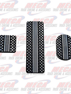 *** Discontinued, Use Item# CCI4095 *** PEDAL ALUM BLACK DIAMOND KW W900 T660 T800 07-13 - RWC BRAND MADE IN USA