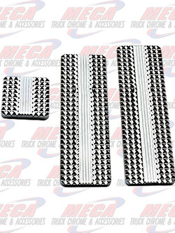 PEDAL ALUM RAISE DIAMOND KW W900 T800 94-00 - RWC BRAND MADE IN USA