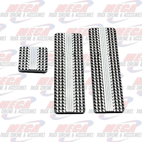 PEDAL ALUM RAISE DIAMOND KW W900 T800 94-00 - RWC BRAND MADE IN USA