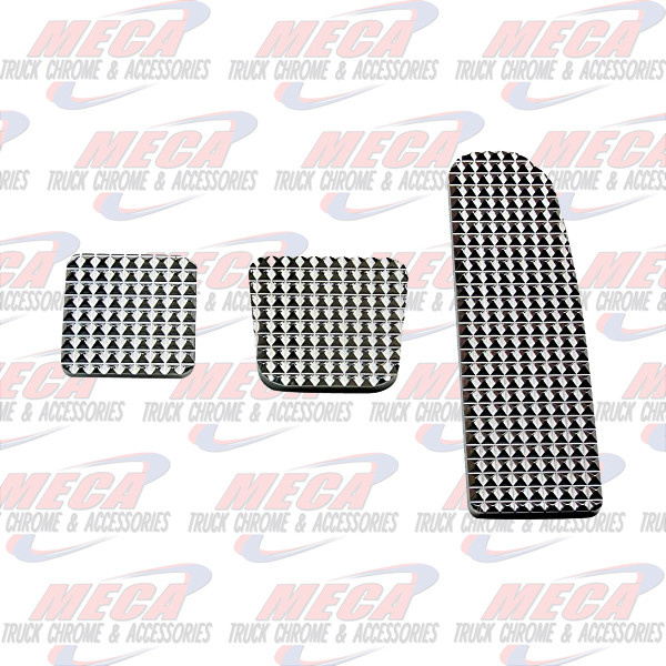 PEDAL ALUM RAISE DIAMOND FL COR CAS BUS M2 94-16 - RWC BRAND MADE IN USA