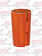 GEAR SHIFT UNDER KNOB COVER PLASTIC CADMIUM ORANGE