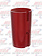 GEAR SHIFT UNDER KNOB COVER PLASTIC CANDY RED