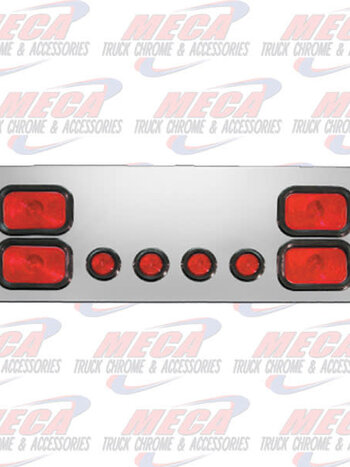 REAR CENTERPIECE W/ 4-RECT & 4-2"