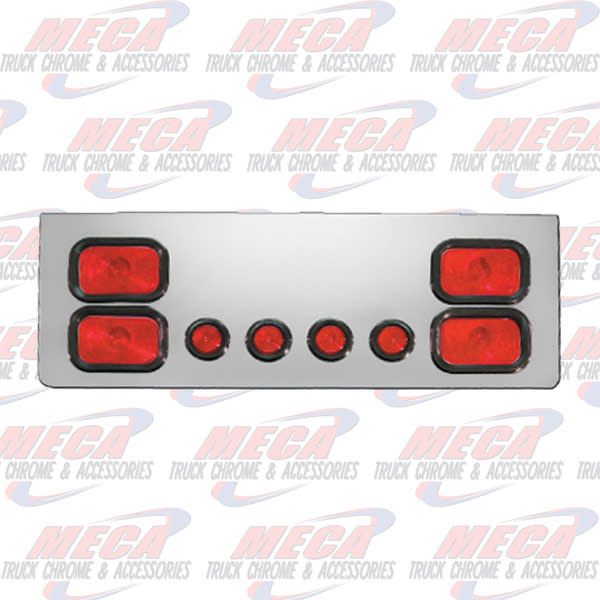 REAR CENTERPIECE W/ 4-RECT & 4-2"