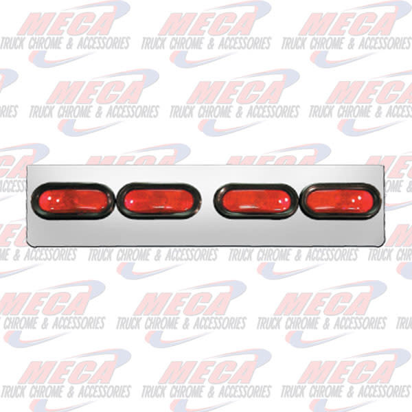 REAR CENTERPIECE SKINNY W/ 4 OVAL LTS ACROSS