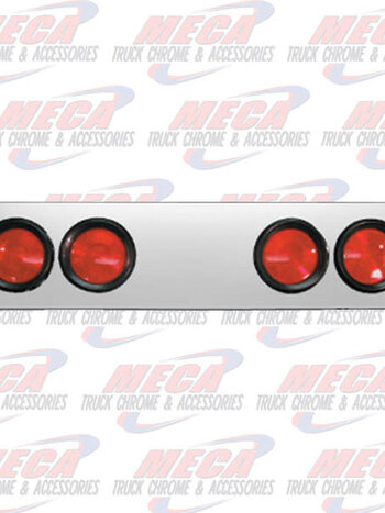 CENTERPIECE SKINNY S.S. W/4" RND RED LIGHTS