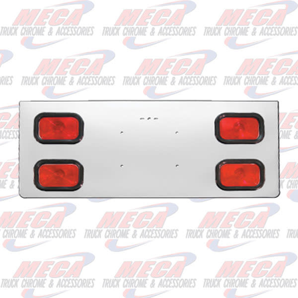 REAR CENTERPIECE 4 RECT LIGHTS   14" WIDE