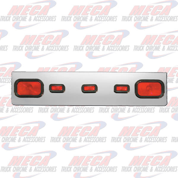 CENTERPANEL REAR SMALL W/ 2 RECT & 3 RECT SMALL