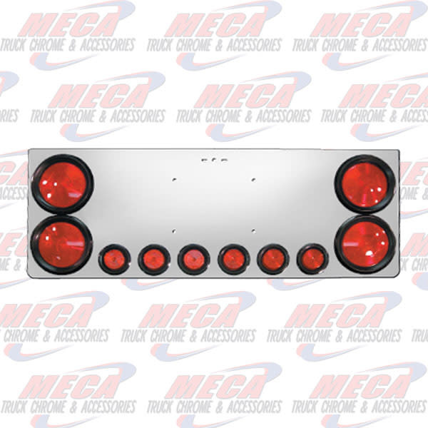 CENTERPIECE S.S. 4-4" RND LTS AND 6-2" RND LTS