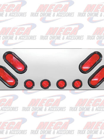 REAR CENTERPIECE W/ 4 OFFSET OVAL & 4-2" LTS