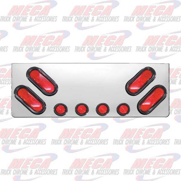 REAR CENTERPIECE W/ 4 OFFSET OVAL & 4-2" LTS