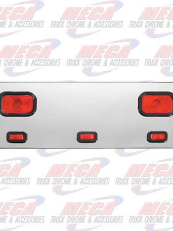 REAR CENTERPIECE W/ 2 RECT LTS & 3 SMALL RECTANG
