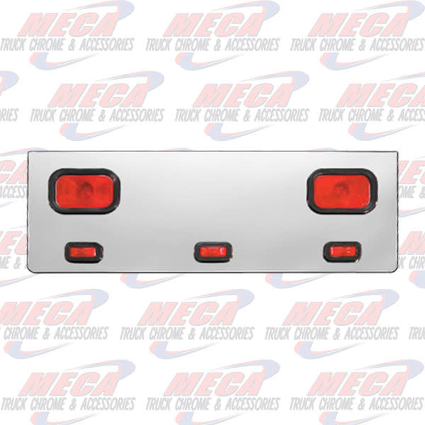 REAR CENTERPIECE W/ 2 RECT LTS & 3 SMALL RECTANG