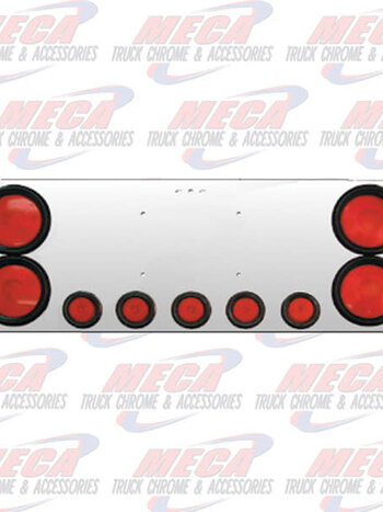 REAR CENTERPIECE W/ 4 4" LTS & 5-2" LTS