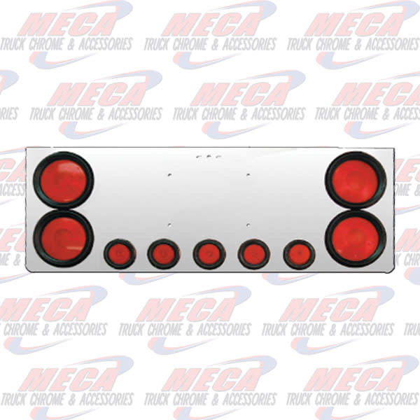 REAR CENTERPIECE W/ 4 4" LTS & 5-2" LTS