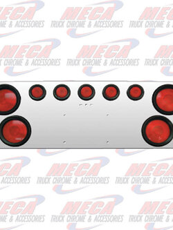 REAR CENTERPIECE S.S. W/ 4-4" LTS & 5-2" LTS TOP