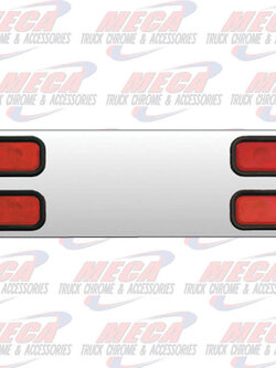 REAR CENTERPIECE S.S. W/ 4 RECTANGULAR LIGHTS