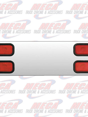 REAR CENTERPIECE S.S. W/ 4 RECTANGULAR LIGHTS