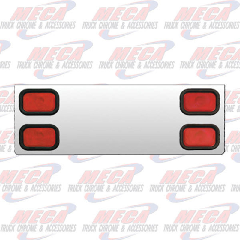 REAR CENTERPIECE S.S. W/ 4 RECTANGULAR LIGHTS
