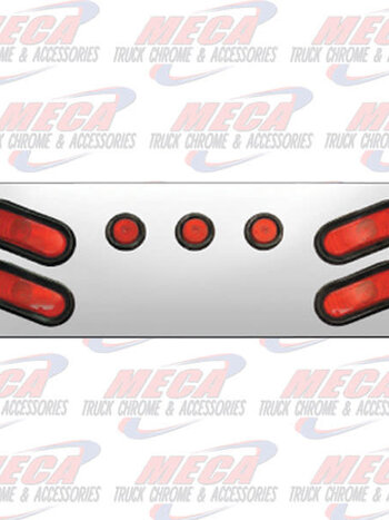 REAR CENTERPIECE S.S. 4 OVAL LTS & 3-2" LTS