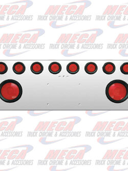 REAR CENTERPIECE S.S. W/ 2-4" LTS & 8-2" LTS