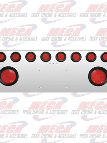 REAR CENTERPIECE S.S. W/ 2-4" LTS & 8-2" LTS
