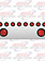 REAR CENTERPIECE S.S. W/ 2-4" LTS & 8-2" LTS