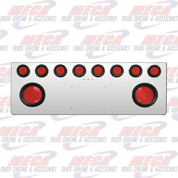 REAR CENTERPIECE S.S. W/ 2-4" LTS & 8-2" LTS