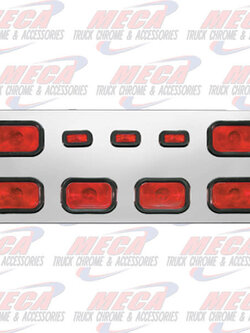 REAR CENTERPIECE W/ 6 RECT LTS AND 3 SMALL RECT