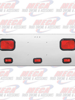 REAR CENTERPIECE W/ 2 RECT LTS & 3 SMALL RECT