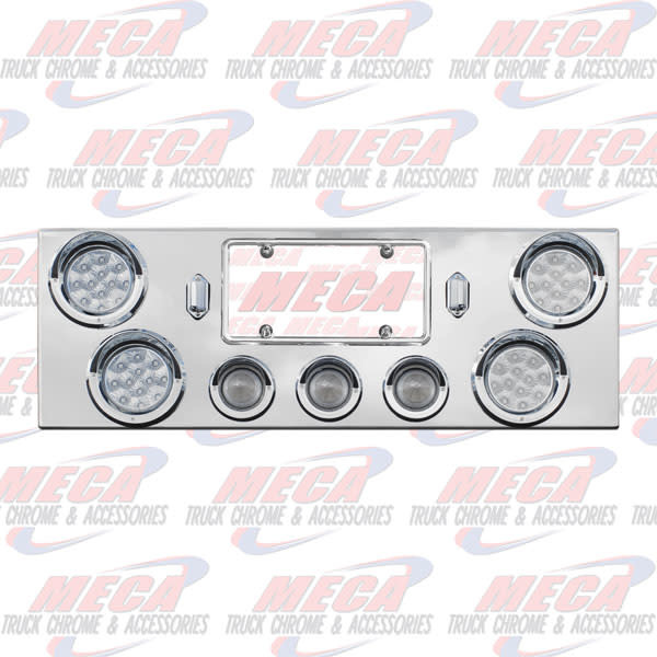 CENTERPIECE S/S W/ CLR 4" LED'S & BEZELS