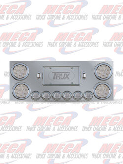REAR CENTERPIECE S/S 4-4" 6-2" CLEAR LED'S