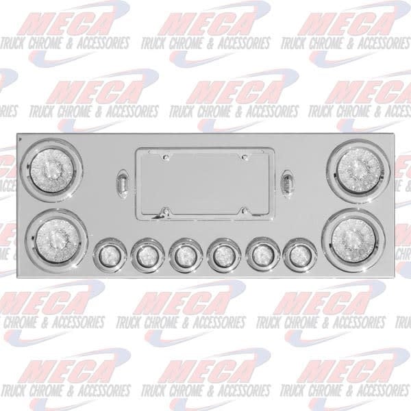 ** DISCONTINUED ** CENTERPIECE W/ CLR RED SUPERLITE LED'S & TWIST-ON