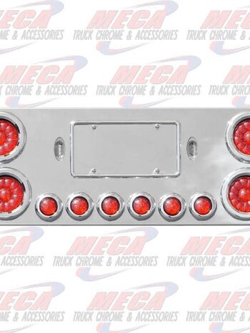 ** DISCONTINUED ** CENTERPIECE W/ RED SUPERLITE LED'S & TWIST-ON BZL