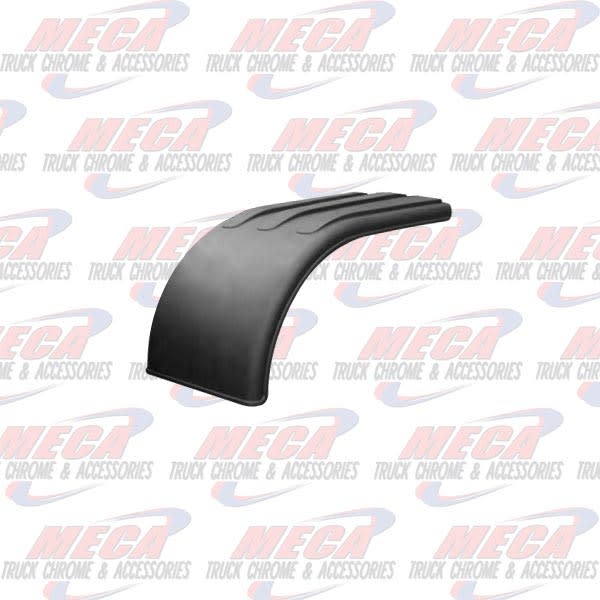 HALF FENDER BLACK PLASTIC POLY W/O BKTS - EACH 66" TFEN-NF66P (TWO OF THESE NEEDED FOR 1 AXLE)