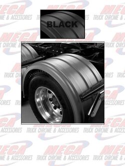 FENDER 1 AXLE 24.5" POLY BLACK SET OF 2