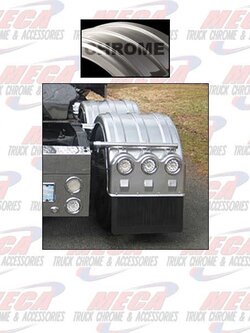 *****discontinued***** FENDER 1 AXLE 24.5"  W/ LIGHTBOX POLY LIQD PLATIUM