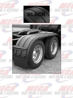 FENDER FULL LONG POLY BLACK SET OF 2