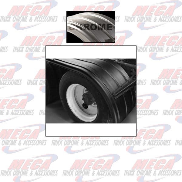 FENDER HALF LONG POLY LIQUID PLATIUM SET OF 2