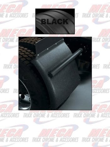 QTR FENDER 1/4 POLY PLASTIC BLACK SET MINIMIZER