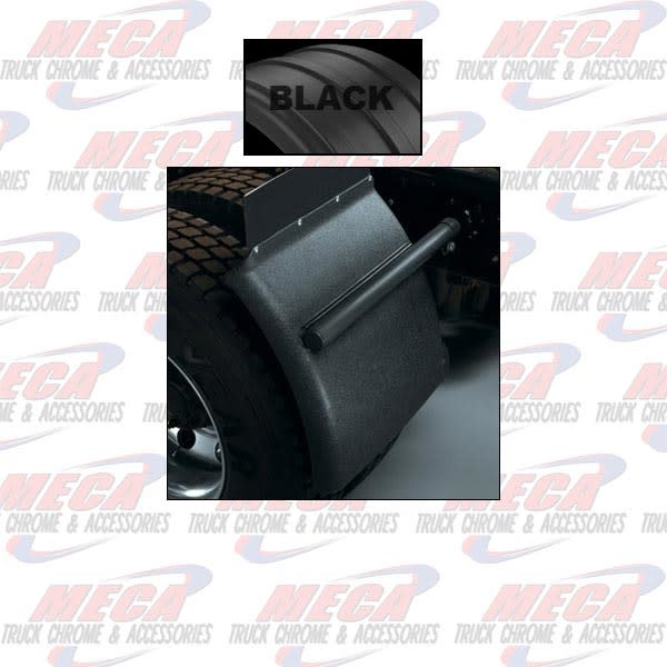 QTR FENDER 1/4 POLY PLASTIC BLACK SET MINIMIZER