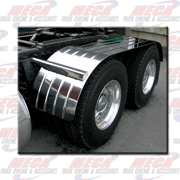 FULL FENDER SS RIBBED WITH BEADED EDGES 18GA 120"