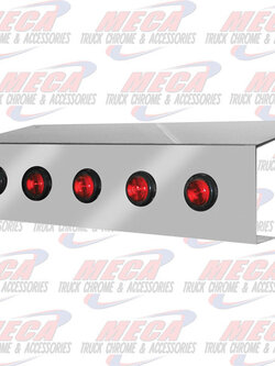 REAR FRAME COVER FL W/5 -2" LIGHT HOLES SS