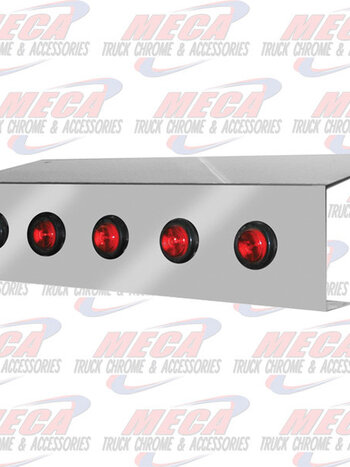 REAR FRAME COVER FL W/5 -2" LIGHT HOLES SS