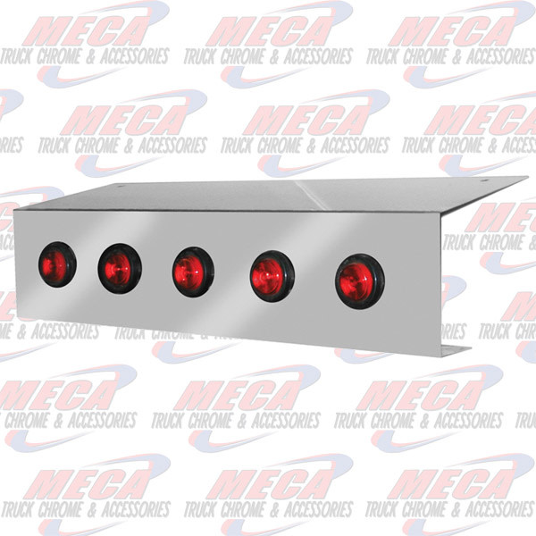 REAR FRAME COVER FL W/5 -2" LIGHT HOLES SS